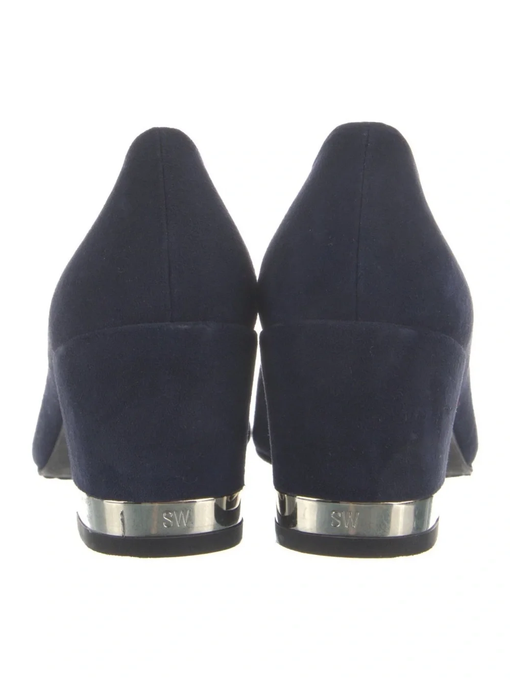 Stuart Weitzman Navy Suede Pump